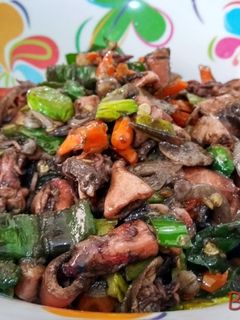 Foto resep Cumi Asin Pete Cabe Ijo