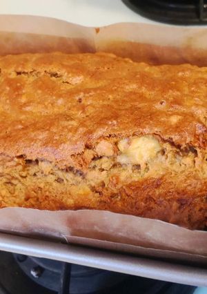 A picture of Peanut Butter Banana Bread.