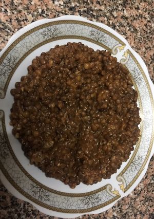 صورة لوصفة عدس بجبه لذيذ جداً
