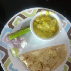 A picture of Besan pithla recipe.