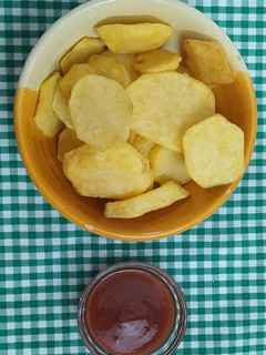 عکسی از دستور چیپس خانگی