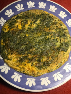 Una foto de Tortilla súper de espinacas