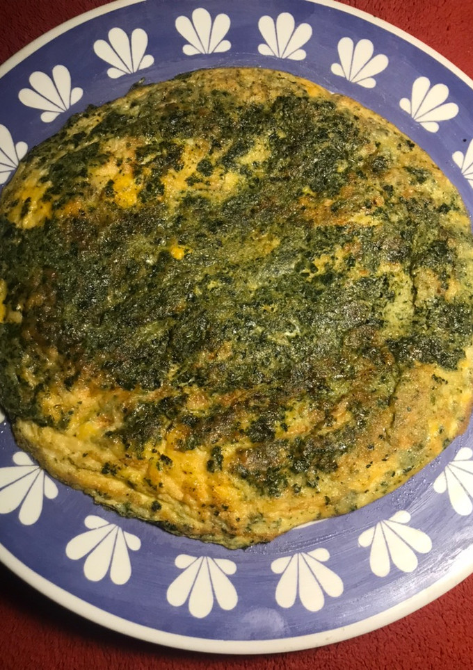 Una foto de Tortilla súper de espinacas