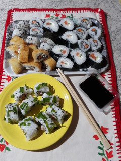 Una foto de Sushi en distintas versiones ❤