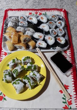 Una foto de Sushi en distintas versiones ❤