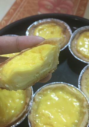 Hình của món Egg tart - bánh trứng.