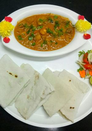 A picture of Mushroom masala.