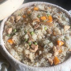 A picture of Steamed ‘Okowa’ Glutinous Rice.
