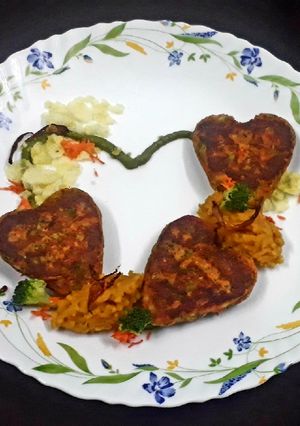 A picture of Broccoli hearts.