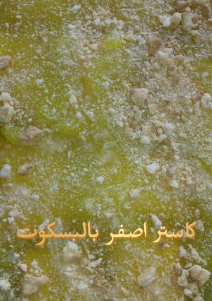 صورة لوصفة كاسترد بالبسكوت