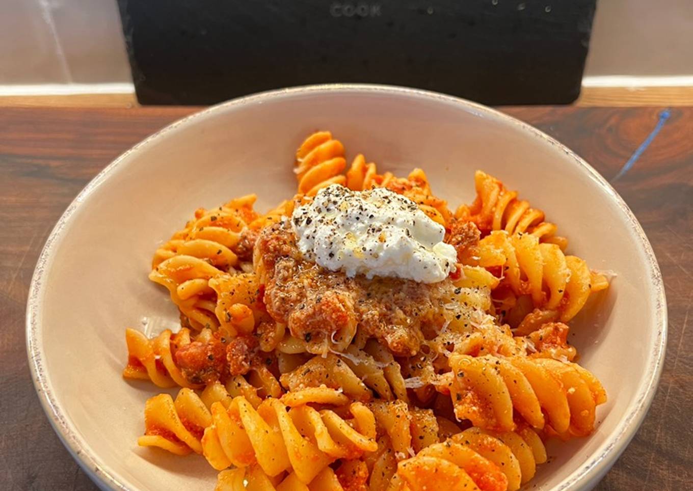Gin and Ricotta Pasta