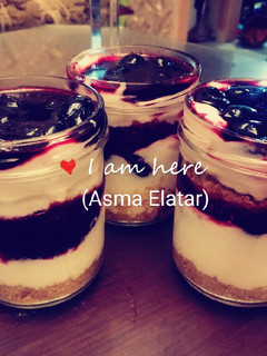 صورة لوصفة تشيز كيك سريعة من غير فرن ❤