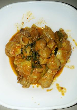 Foto resep Ayam jamur bumbu pepes