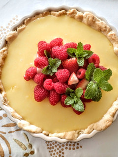 A picture of French Lemon Tart.