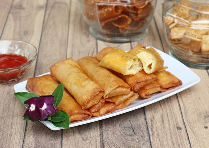 Resep Lumpia Keju Manis (Keju Aroma) oleh Tan - Cookpad