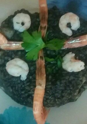 Una foto de Arroz negro