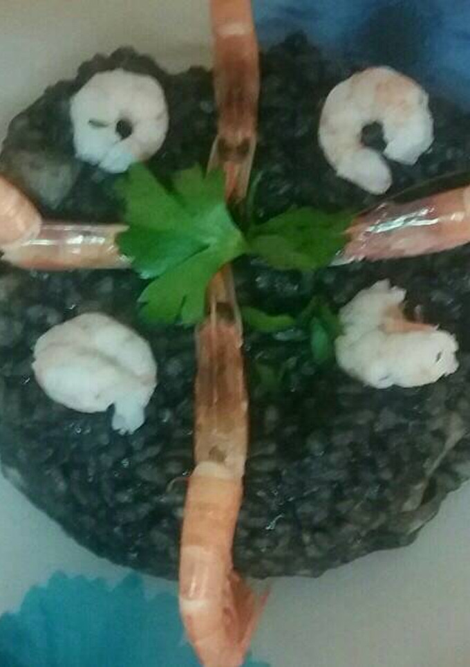 Una foto de Arroz negro