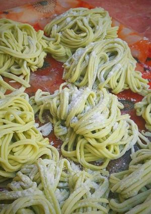 Foto resep Mi Hijau Homemade
