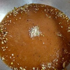 A picture of Suji halwa.