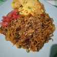 Mie goreng telur dadar orak arik