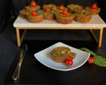 How To Making Recipe Egg Spinach Muffin Delicious and Healthy