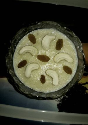 A picture of Rice phirni.