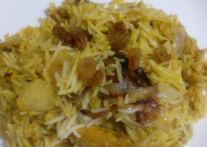 Steps to Make Speedy Homemade chicken Biryani