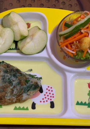 Foto resep 15. Telur bayam (diet)