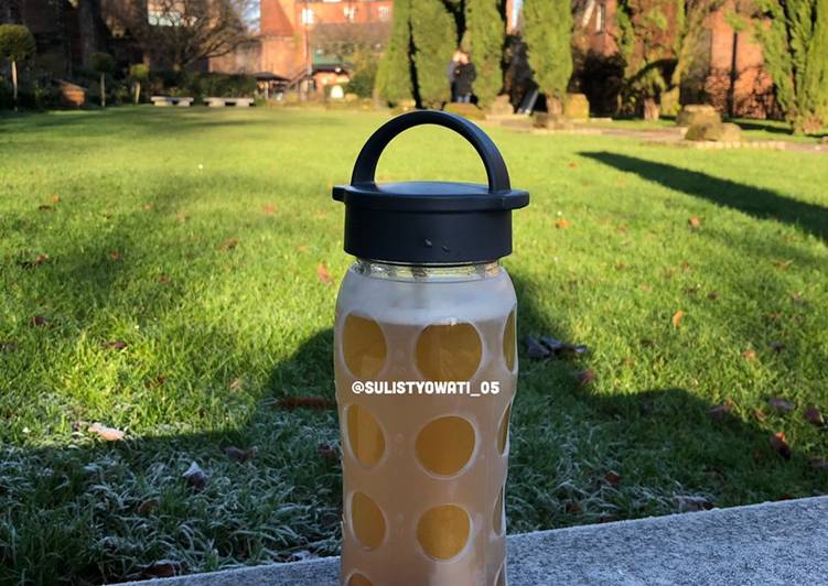 Cara termudah untuk Musim Dingin LezatInfused Water Kurma + Sereh