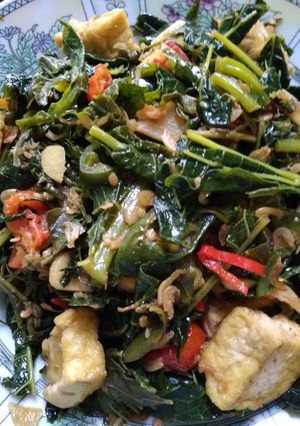 Foto resep Oseng daun pepaya