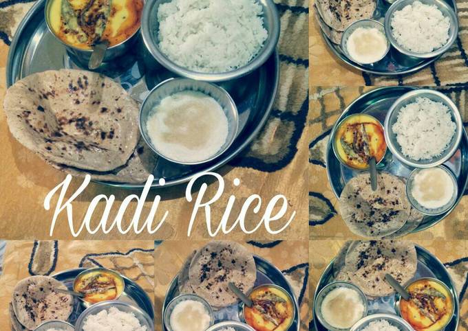 Special boondi kadi with rice