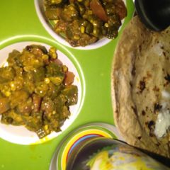 A picture of Maseledar bhindi.
