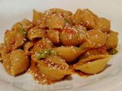 Una foto di passata di pomodoro