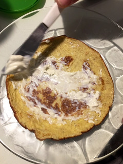 Una foto de Panqueque de avena