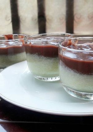 Foto resep Puding alpukat saos coklat