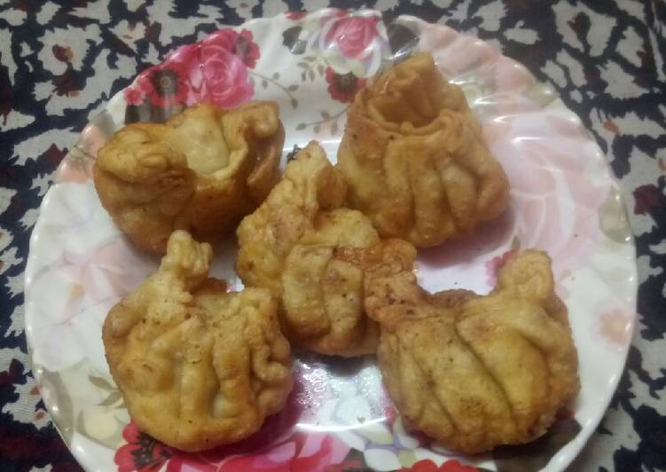 Recipe of Fried chicken momo in 15 Minutes at Home