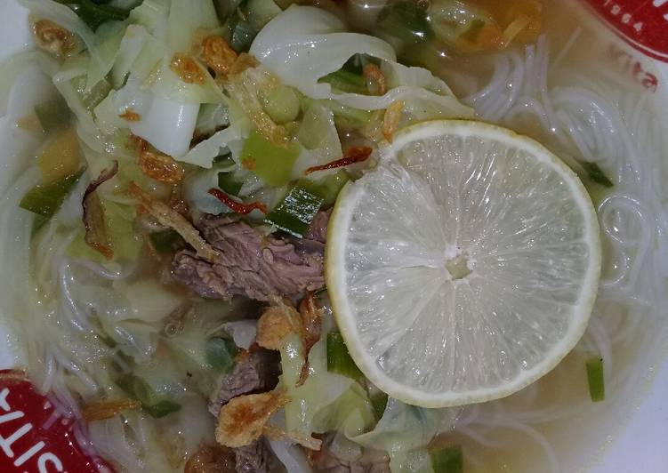 Resep Soto bening daging, Enak Banget