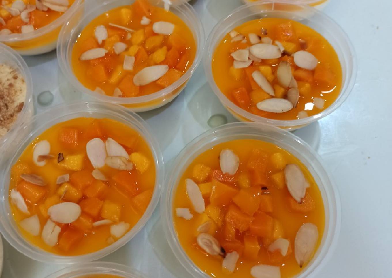 Cheese cake manggo simple