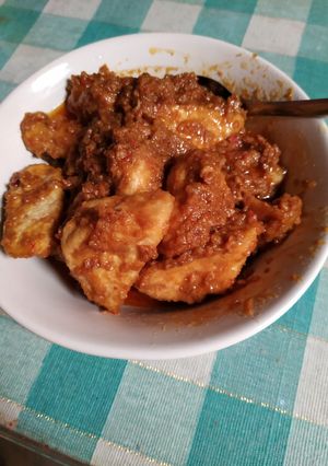 Foto resep Tahu bumbu kacang