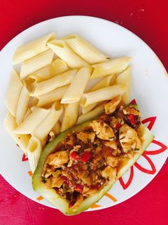 Una foto de Zapallito italiano relleno de amor ❣️