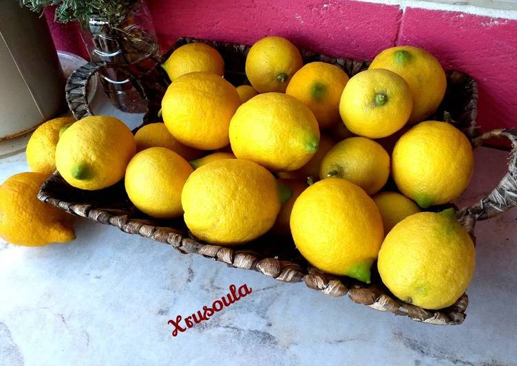 How to Make Favorite How To Preserve Lemons And Their Juice