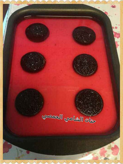 صورة لوصفة طريقة عمل كاستر وجلي مع بسكوت اوريو