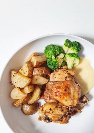 Foto resep Roasted Chicken & Potato