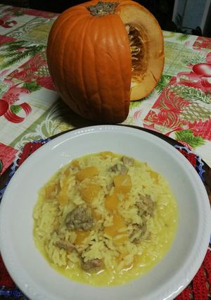 Foto di Risotto zucca e salsiccia 😋
