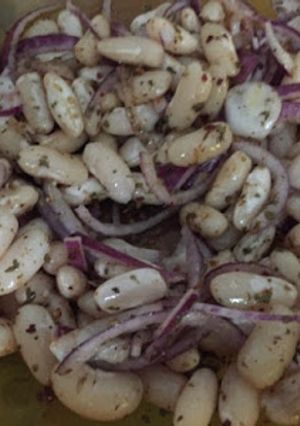 Una foto de Ensalada de porotos