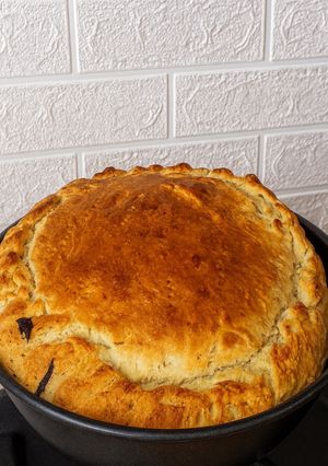 Una foto de Empanada búlgara rellena con cebolla y finas hierbas