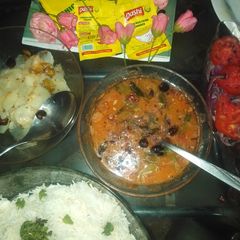 A picture of Hyderabadi khatti Daal.