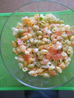Una foto de Ensalada campera con pasta