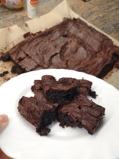 Glutén-, laktózmentes brownie recept fotója