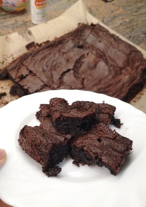 Glutén-, laktózmentes brownie recept fotója